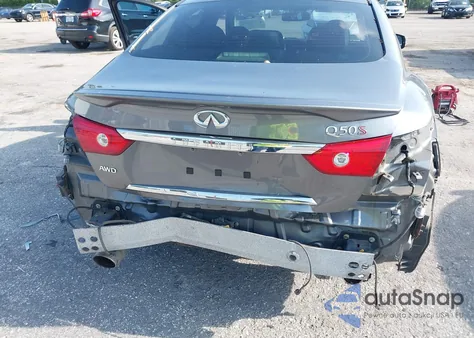 2015 Infiniti Q50 Sport из США, поврежденный, VIN JN1BV7AR3FM390743